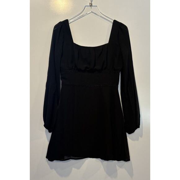 Lulus Loving Memories Long Sleeve‎ Crochet Lace Skater Dress Womens Small (1765) - Picture 7 of 10
